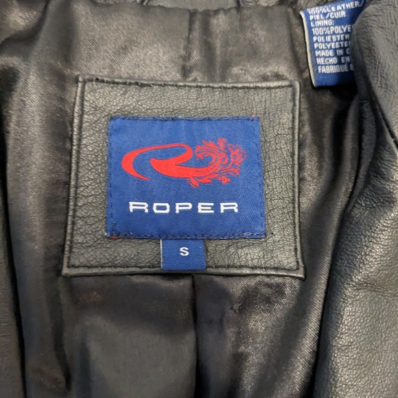 Roper Leather Blazer Jacket - Picture 3 of 3